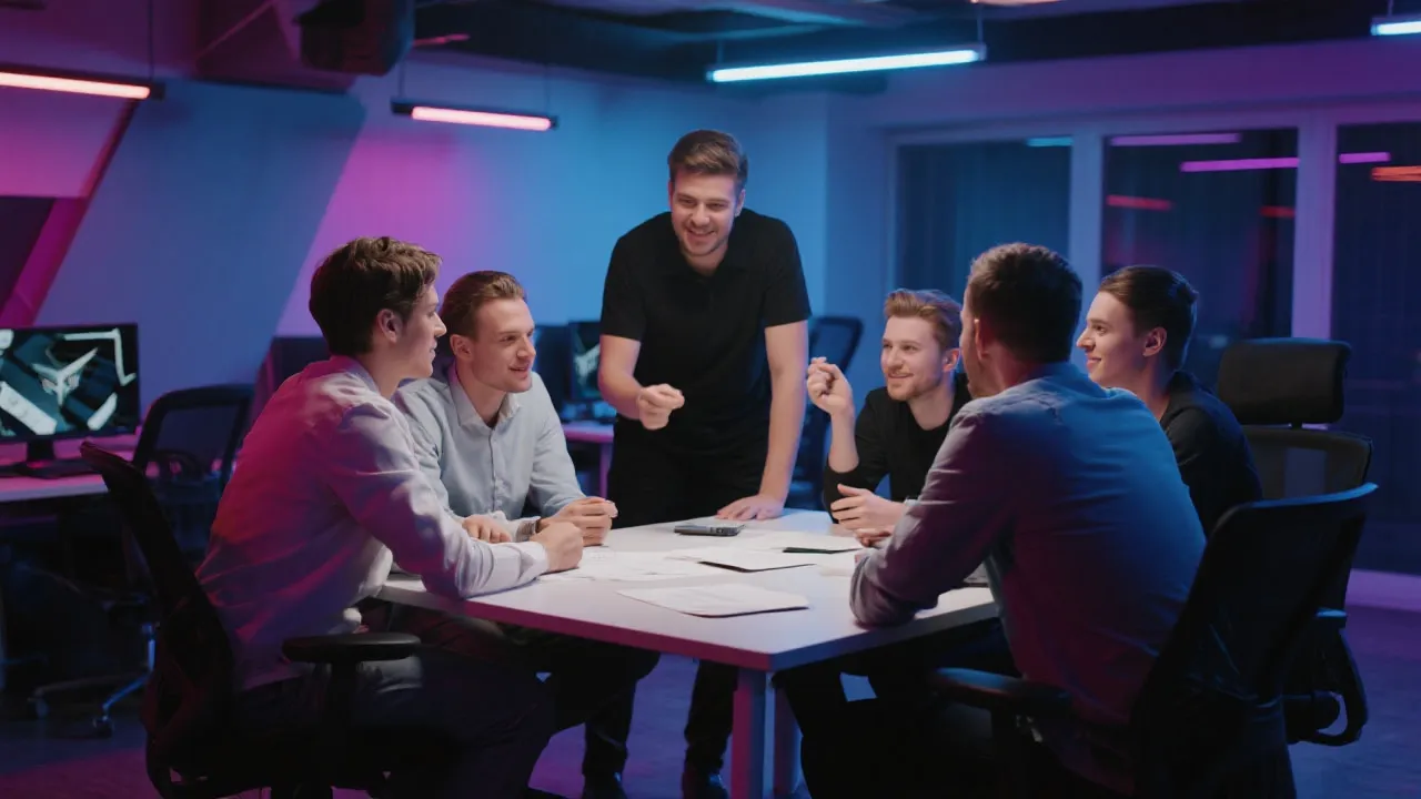 雷火电竞团队工作场景